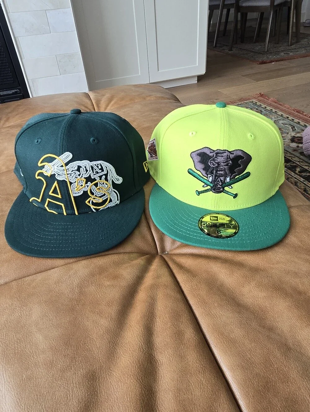 Oakland Athletics New Era 5950 Size 8 Lot Of 10 Hats